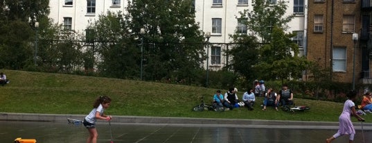 Swiss Cottage Playground & Outdoor Gym is one of Kid Friendly London.