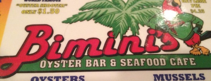 Bimini's Oyster Bar and Seafood Cafe is one of Myrtle Beach SC.