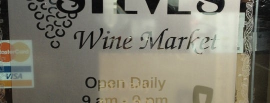 Steve's Wine Market is one of 1/10/13.