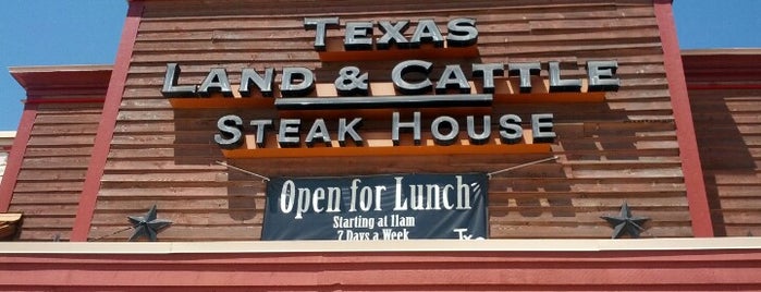 Texas Land & Cattle Steak House is one of restaurants.