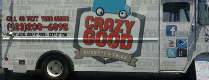 Crazy Good Burgers is one of Favorite places with wife.