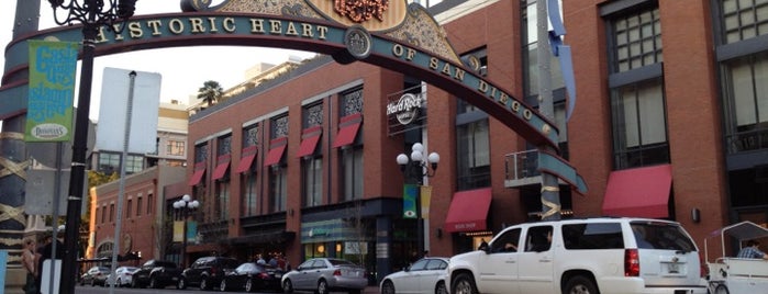 The Gaslamp Quarter is one of San Diego.