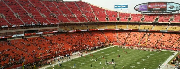 GEHA Field at Arrowhead Stadium is one of Stadiums Visited.