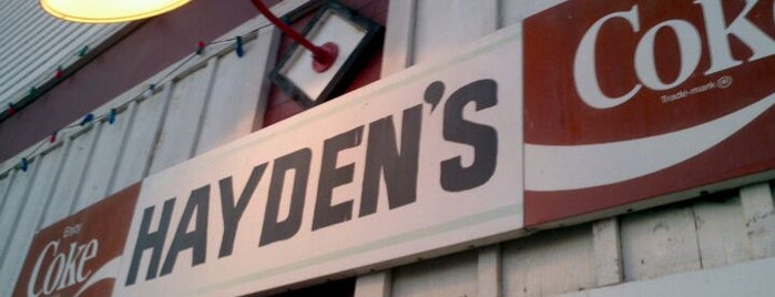 Hayden's Drive-In is one of Southeast Missouri BBQ Trail.