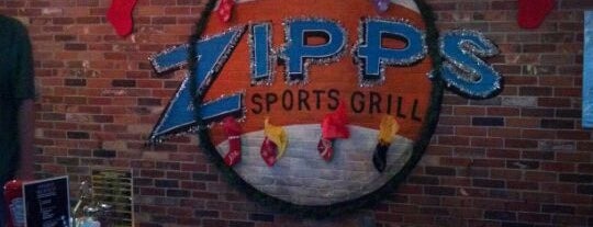 Zipps Sports Grill is one of Tempat yang Disukai carolyn.