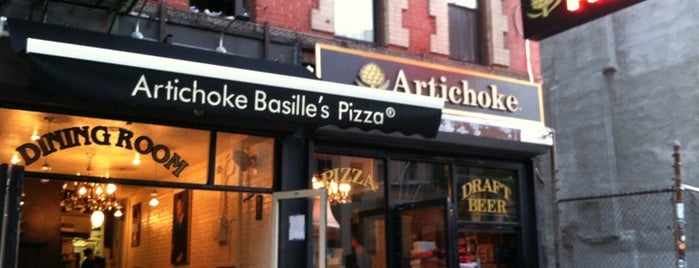 Artichoke Basille’s Pizza is one of New York restaurants.