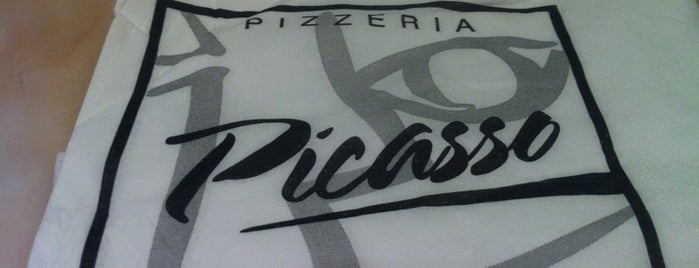 Pizzeria Picasso is one of Tempat yang Disimpan Salman.