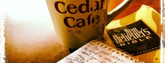 Red Cedar Cafe is one of สถานที่ที่บันทึกไว้ของ Serena.