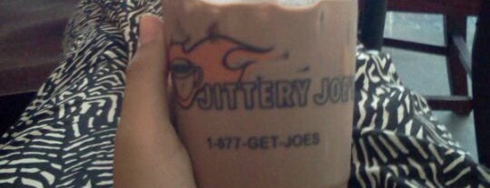 Jittery Joe's is one of สถานที่ที่ Sheena ถูกใจ.