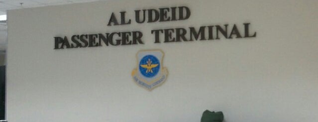 Al Udeid PAX Terminal is one of Al Udeid AFB Qatar Sites.