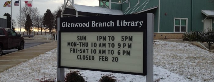 Howard County Library Glenwood Branch is one of Erika’s Liked Places.