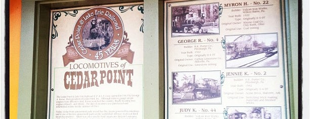 Cedar Point & Lake Erie Railroad is one of been too.