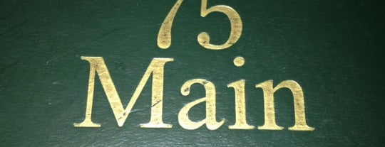 75 Main is one of Locais salvos de Amanda.