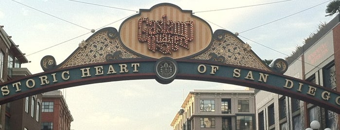 The Gaslamp Quarter is one of San Diego.