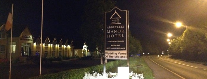 Abbeyleix Manor Hotel is one of Tempat yang Disukai Fred.