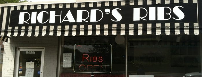 Richard's Ribs is one of st louis.