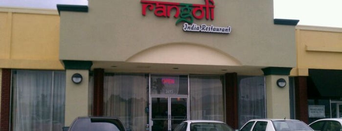 Rangoli India Restaurant is one of Locais salvos de Caroline.