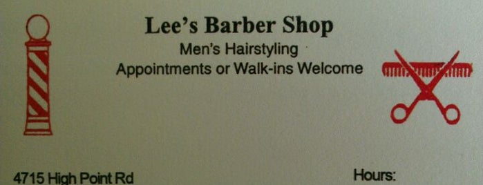 Lee S Barber Shop 4715 W Gate City Blvd