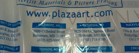 PLAZA Artist Materials & Picture Framing is one of District of Art.