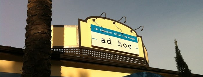 ad hoc is one of Joe's List - Best of Napa/Yountville.