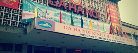 Ga Hà Nội (Hanoi Train Station) is one of Đường sắt Bắc Nam.