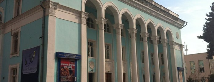 Drama Theater Named after A. Lakhuti is one of Достопримечательности Душанбе.