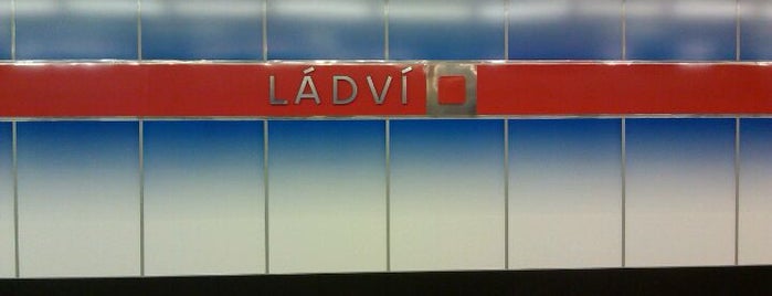 Metro =C= Ládví is one of Prague metro C red line.