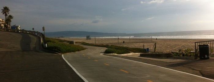 The bike path is one of Best of El Porto.