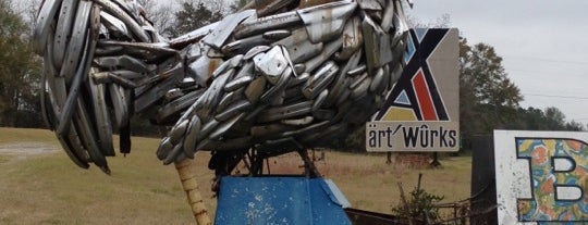 Big Rooster Made of Car Bumpers is one of Near and Far.