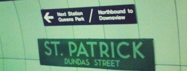 St Patrick Subway Station is one of Tempat yang Disukai Danielle.