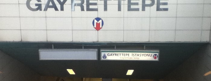 Gayrettepe Metro İstasyonu is one of İstanbul M2 Metro İstasyonları (Şişhane-Hacıosman).