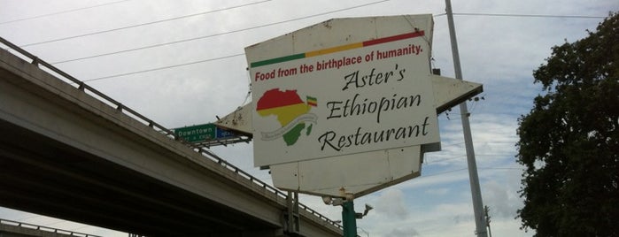 Aster's Ethiopian Restaurant is one of Places I've been.