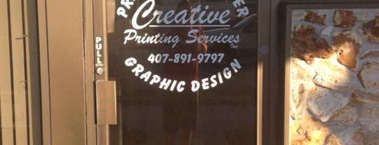 Creative Printing Services is one of Orlando.