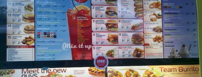 SONIC Drive In is one of UNCW Freshman Survival Guide.