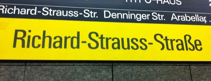 U Richard-Strauss-Straße is one of U-Bahnhöfe München.