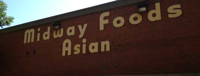 Midway Asian Market is one of Tempat yang Disukai Divya.