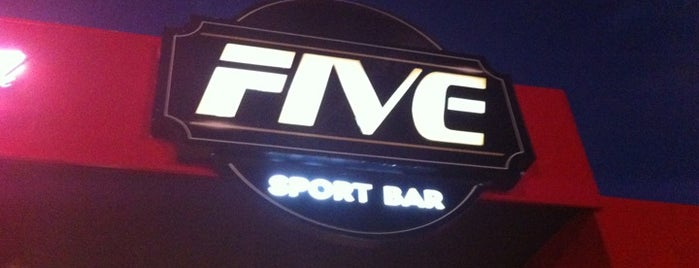 Five Sport Bar is one of Paulo'nun Kaydettiği Mekanlar.