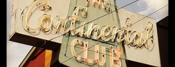 The Continental Club is one of Posti salvati di Homeless Bill.