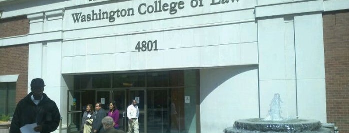 Washington College of Law is one of John'un Beğendiği Mekanlar.
