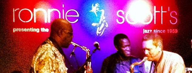 Ronnie Scott's Jazz Club is one of London.