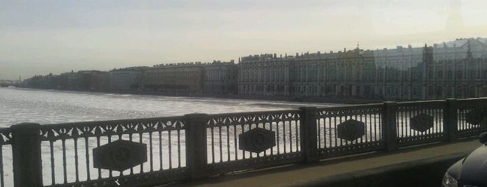 Palace Bridge is one of СПб.