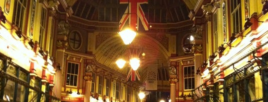 Leadenhall Market is one of London, August 2012.