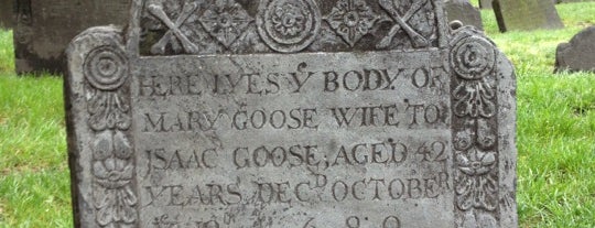 Grave Of Mother Goose is one of Boston: Fun + Recreation.