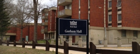 Gorham Hall is one of University of Rhode Island.