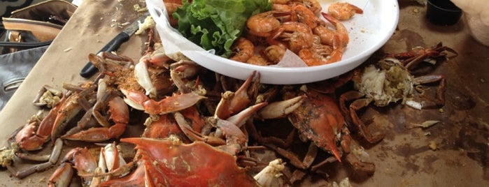 Jimmy Cantler's Riverside Inn is one of "True Blue" - Serving Local Maryland Crab.