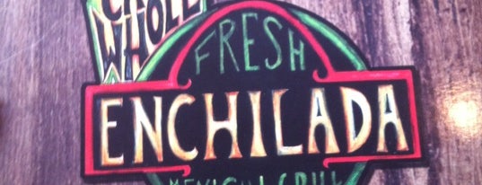 The Whole Enchilada Fresh Mexican Grill is one of Bicycle-Friendly & Local Businesses in Broward.
