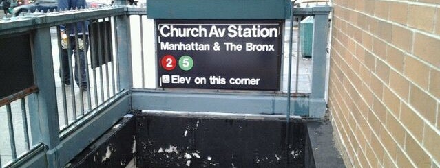 MTA Subway - Church Ave (2/5) is one of Brooklyn.