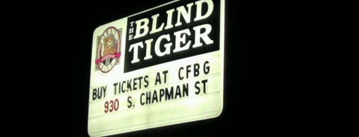 The Blind Tiger is one of North Carolina Music Venues.