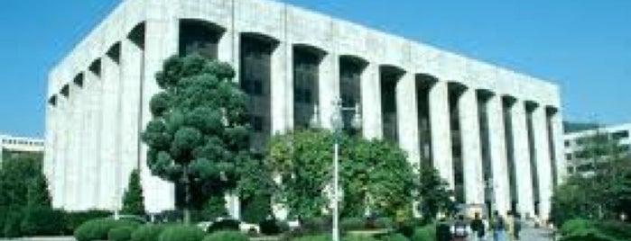 Yonsei University Central Library is one of Yonsei University Sinchon Campus.