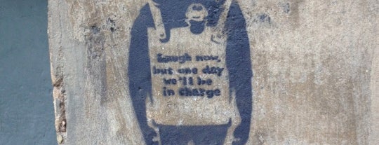Banksy "laugh Now" is one of LONDON 2013.